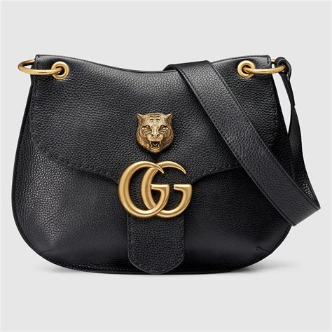 borsa bag gucci|Gucci leather shoulder bag.